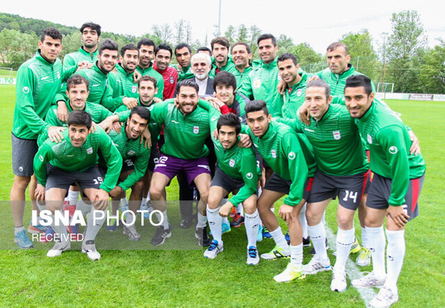 نوستالژی جام جهانی/ ظریف در اردوی تیمملی نوستالژی جام جهانی/ ظریف در اردوی تیمملی