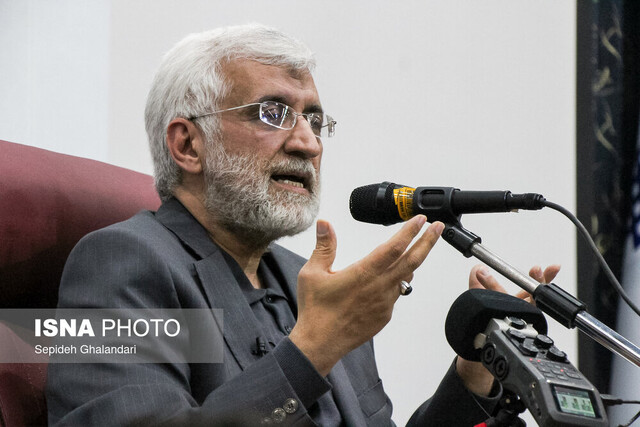 انتقاد جلیلی از برداشت غلط برخی از نرمش قهرمانانه انتقاد جلیلی از برداشت غلط برخی از نرمش قهرمانانه