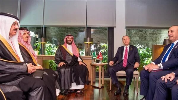 دیدار بن سلمان و اردوغان در حاشیه اجلاس "G۲۰" دیدار بن سلمان و اردوغان در حاشیه اجلاس "G۲۰"