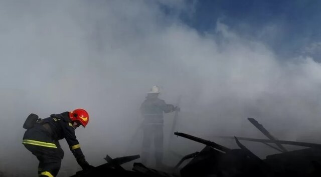 تصویر آرشیوی است آسوشیتدپرس: موشک فرود آمده در لهستان از سوی اوکراینیها شلیک شده بود