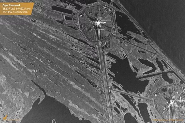 عکس ماهوارهای از آخرین دقایق "آرتمیس۱" روی زمین عکس ماهوارهای از آخرین دقایق "آرتمیس۱" روی زمین