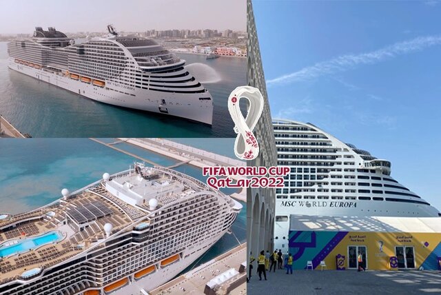 دومین هتل شناور به قطر رسید + فیلم