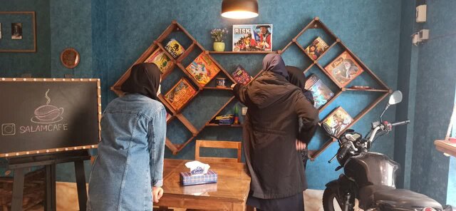 کافه کتاب "سلام" میزبان دختران فرهیخته "دبیرستان سما" گنبدکاووس