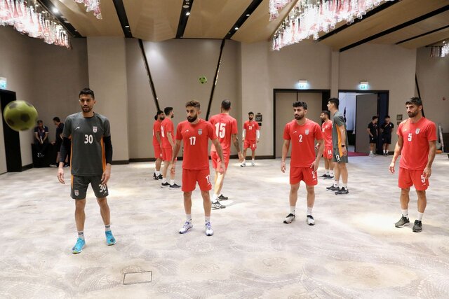 تمرین ریکاوری تیم ملی بعد از شکست مقابل تونس