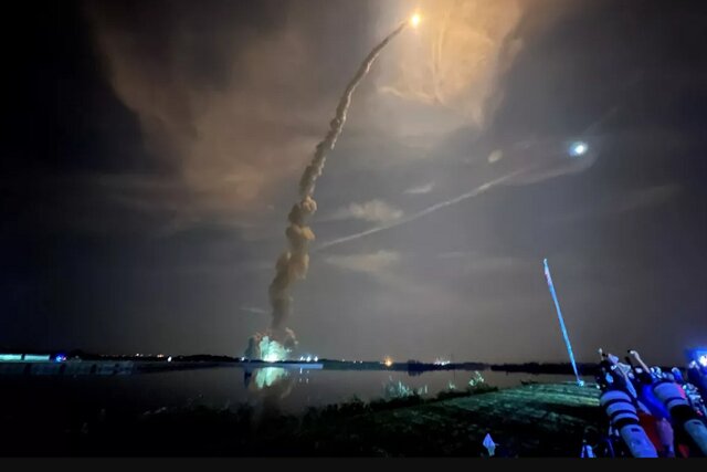 تصاویر ناسا از لحظه پرتاب موشک ماه