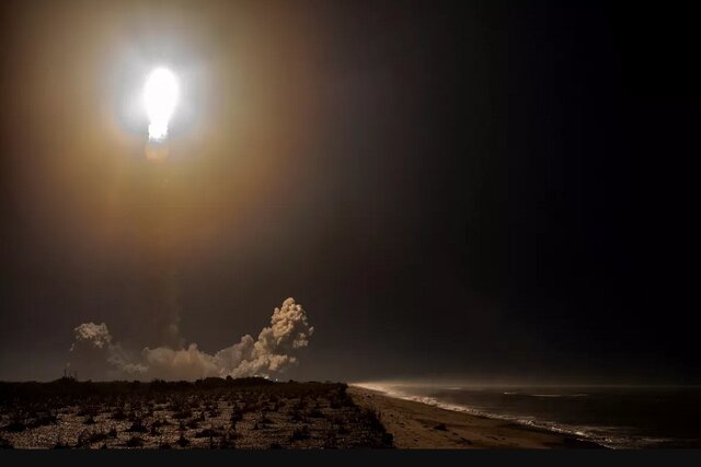 تصاویر ناسا از لحظه پرتاب موشک ماه