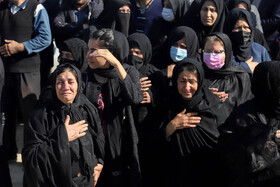 تشییع و خاکسپاری شهدای حادثه تروریستی ایذه