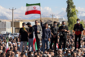 تشییع و خاکسپاری شهدای حادثه تروریستی ایذه