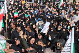 تشییع و خاکسپاری شهدای حادثه تروریستی ایذه