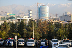 طرح مشترک زمستانه شهرداری و پلیس راهور تهران بزرگ و مانور ماشین آلات برف روبی