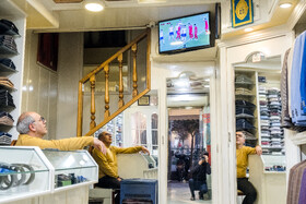 تماشای اولین بازی ایران در جام جهانی قطر- خیابان ولی عصر