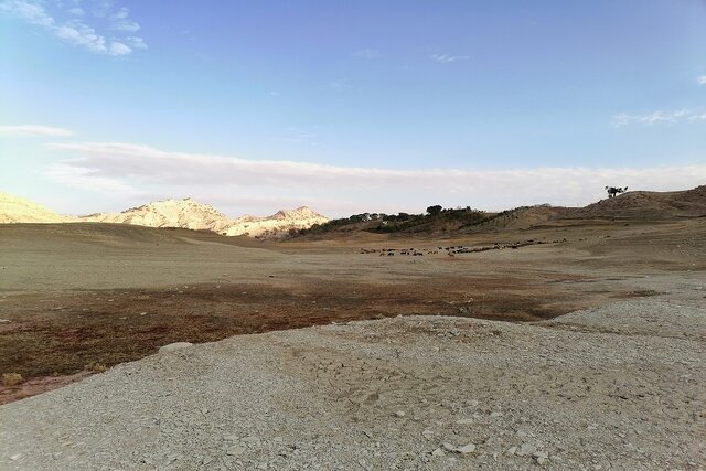 کاهش ارتفاع آب در سد ایلام به روابت تصویر
