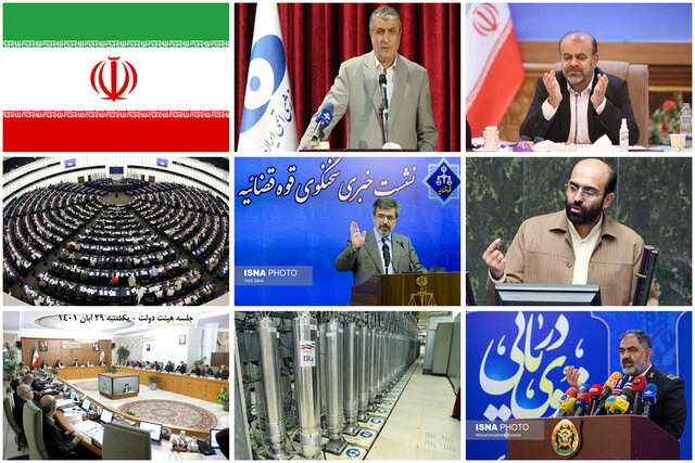 تولید اورانیوم ۶۰ درصد/قطع ارتباط پارلمان اروپا با ایران/قبول استعفای قاسمی تولید اورانیوم ۶۰ درصد/قطع ارتباط پارلمان اروپا با ایران/قبول استعفای قاسمی