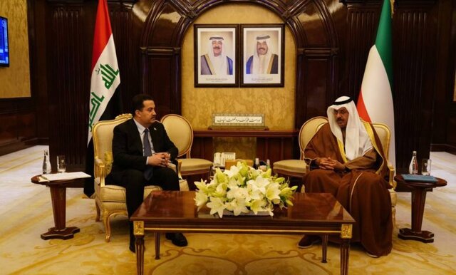 تأکید نخست وزیران عراق و کویت برای گسترش همکاری و شراکت فیمابین
