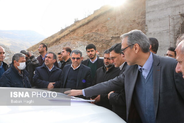 بازدید میدانی از پروژه راه‌آهن اردبیل-میانه