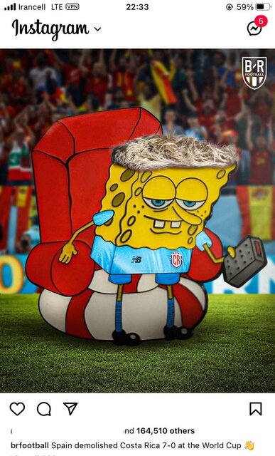 جام جهانی در روز چهارم/ ناواسِ باب اسفنجی و گاوی رکورد شکن