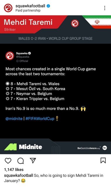 طارمی فراتر از نیمار و اوزیل