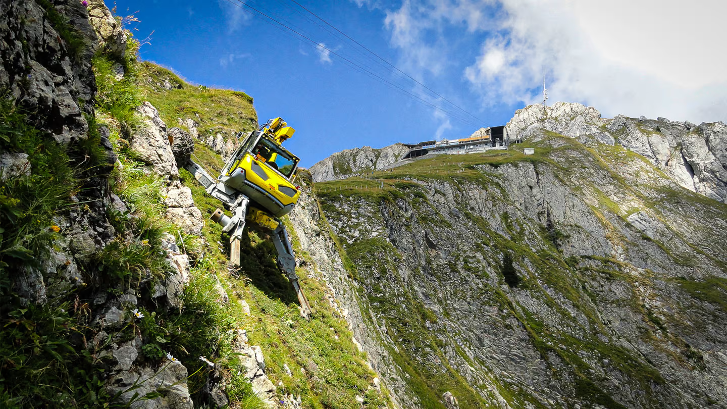 بیل مکانیکی عنکبوتی غیرممکن را ممکن میکند