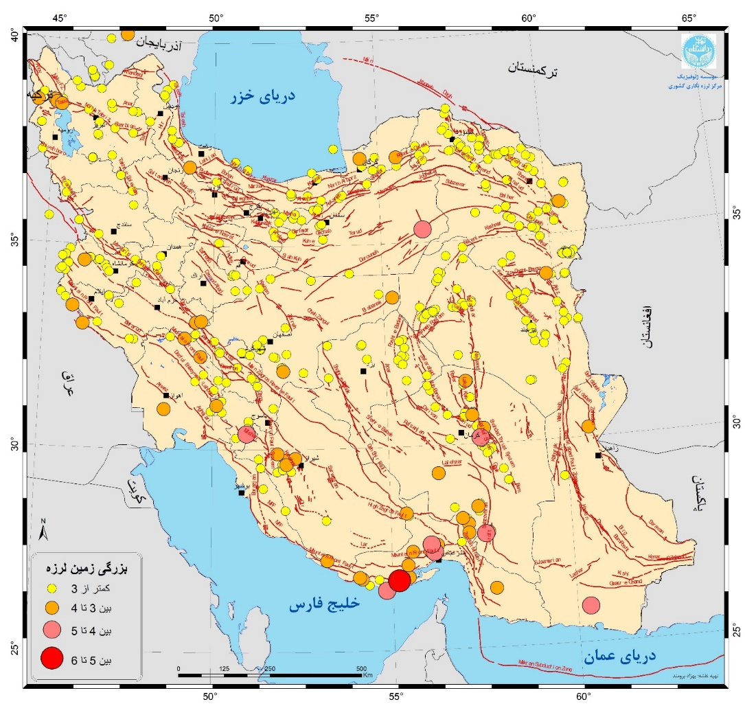 ثبت بیش از ۴۵۰ زمینلرزه در آبان ۱۴۰۱ /معرفی ۳ استان با بیشترین رخداد زلزله در آبان