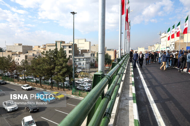 عکس تزیینی است بهرهبرداری از تقاطع غیرهمسطح بزرگراه شهید باقری - فرجام با حضور شهردار تهران