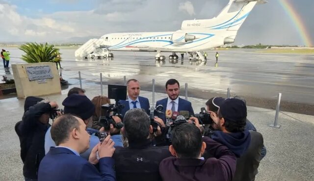فرود اولین هواپیمای مسافربری روسی در سوریه پس از ۱۲ سال 