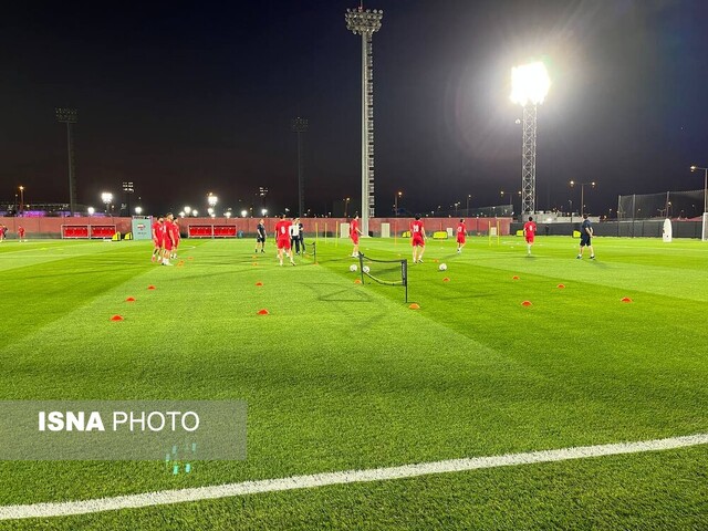 کیروش داور VAR شد!/ بیرانوند بدون محافظ تمرین کرد