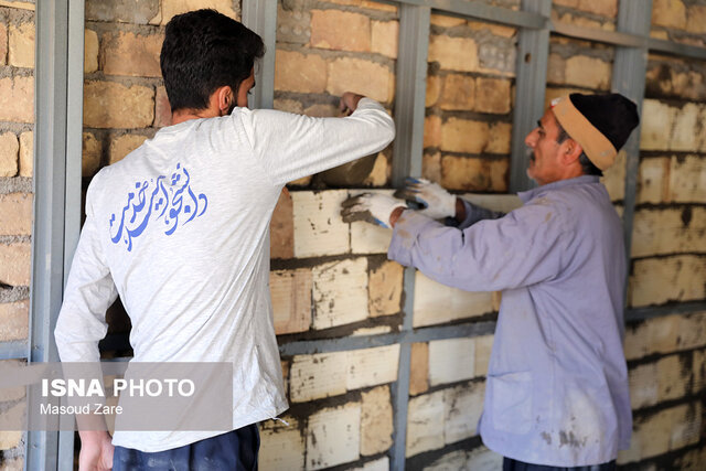 ساخت ۱۹ واحد مسکونی محرومان توسط گروه‌های جهادی یزد 