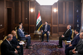 دیدار نخست وزیر عراق با امیرعبداللهیان در محل کاخ سعدآباد