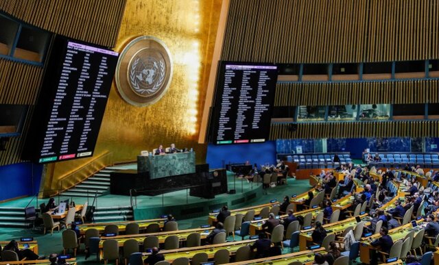 سازمان ملل قطعنامه ضد صهیونیستی تصویب کرد/ فلسطین استقبال کرد سازمان ملل قطعنامه ضد صهیونیستی تصویب کرد/ فلسطین استقبال کرد