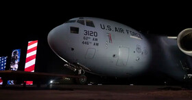 نیروهای آمریکایی آسمان خاورمیانه را از پایگاه قطر رصد می‌کنند