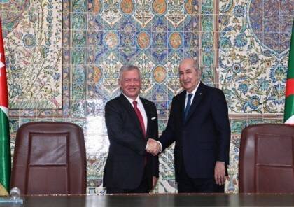 تأکید پادشاه اردن و رئیس جمهور الجزایر بر لزوم حل عادلانه مسئله فلسطین