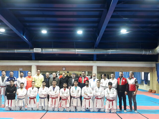 ادامه تمرینات تیم ملی کاراته برای حضور در قهرمانی آسیا/ صحبت های میرجلیلی برای ملی پوشان
