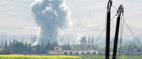 انهدام زاغه پهپاد جبهه النصره در حمله هوایی روسیه در حومه ادلب