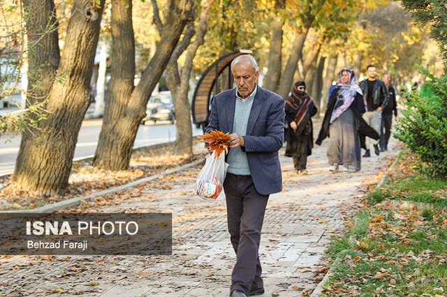 روزگار پاییزی بلوار تاق‌بستان