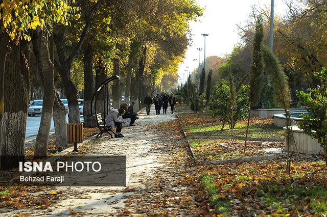 روزگار پاییزی بلوار تاقبستان
