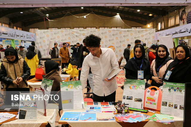 حواشی از دومین روز از سومین نمایشگاه دستاوردهای پژوهش فناوری و فن بازار استان اردبیل