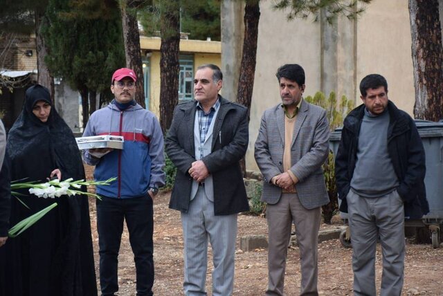 تجدید میثاق کارکنان شبکه دنا با تنها شهید رسانهای کهگیلویه و بویراحمد