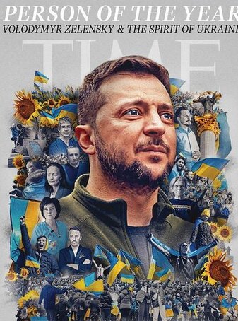 ولودیمیر زلنسکی، «شخصیت سال ۲۰۲۲ مجله تایم»