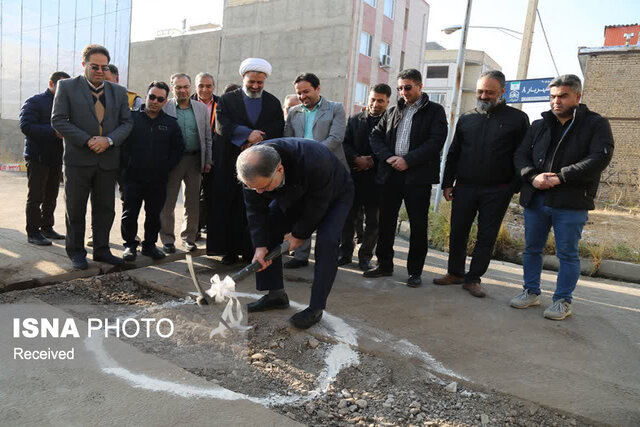 عملیات اجرایی تکمیل شبکه فاضلاب شهر ابهر آغاز شد