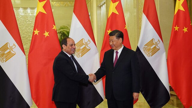 ابراز تمایل السیسی برای همکاری مشترک با رئیس جمهور چین در دوره آینده