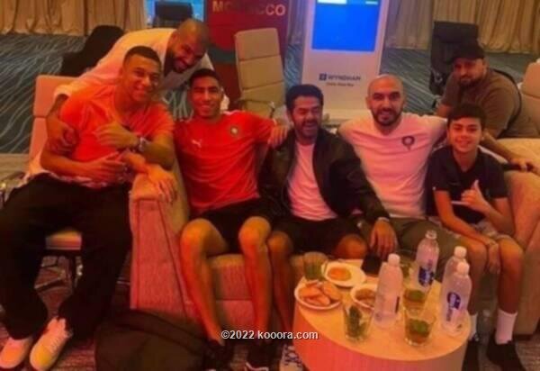 حضور ام‌باپه در اردوی مراکش 