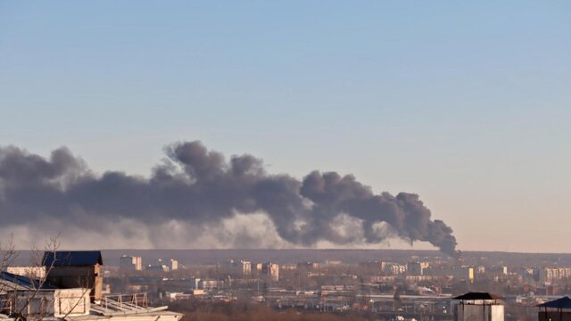 حمله پهپادی جدید به فرودگاهی در منطقه کورسک روسیه چراغ سبز پنتاگون به اوکراین برای حمله به خاک روسیه