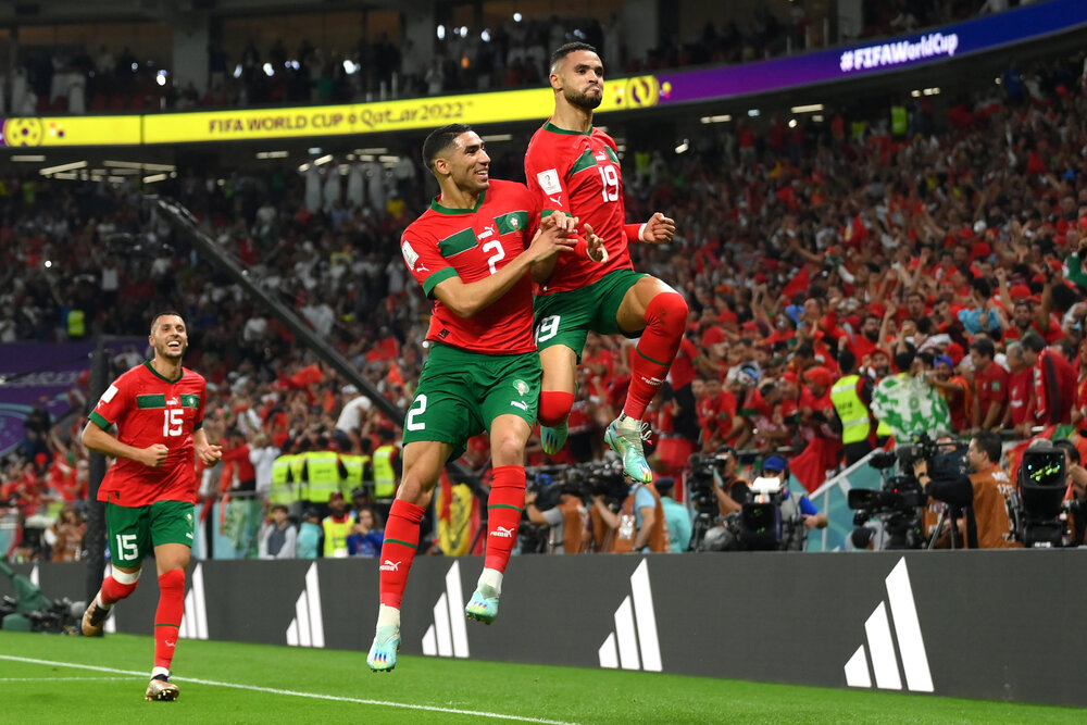 مراکش تاریخ‌سازی کرد/ اولین تیم آفریقایی حاضر در نیمه نهایی