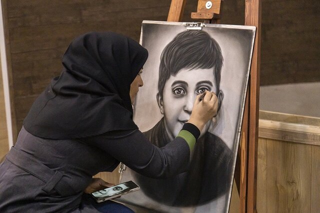 تابلو سنگ «آرشام و آرتین» سرایداران در تبریز رونمایی شد