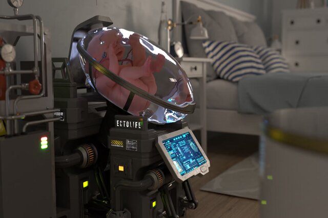 انتشار یک ویدئوی مفهومی عجیب از چگونگی بارداری در آینده