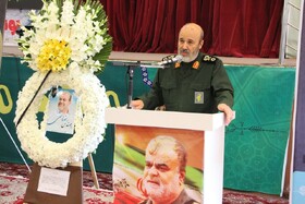 مراسم یادبود سردار «رستم قاسمی» در بوشهر برگزار شد
