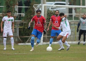 پیروزی نساجی مقابل تیم ملی نوجوانان