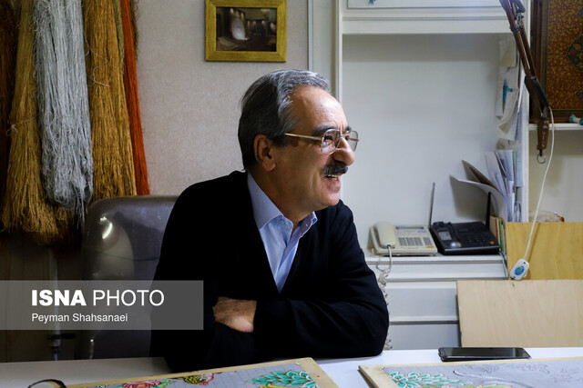 قالی ایرانی قصه رنگهاست