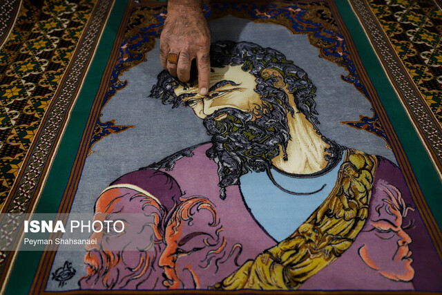 قالی ایرانی قصه رنگهاست