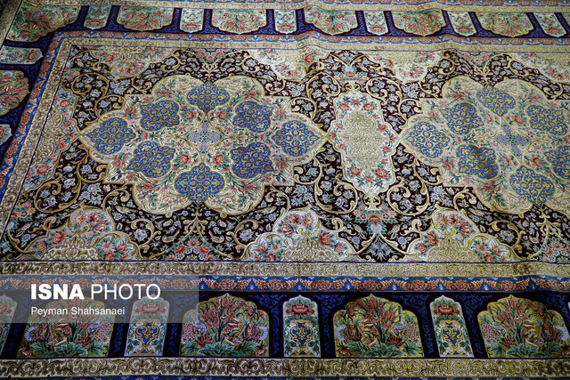 قالی ایرانی قصه رنگهاست